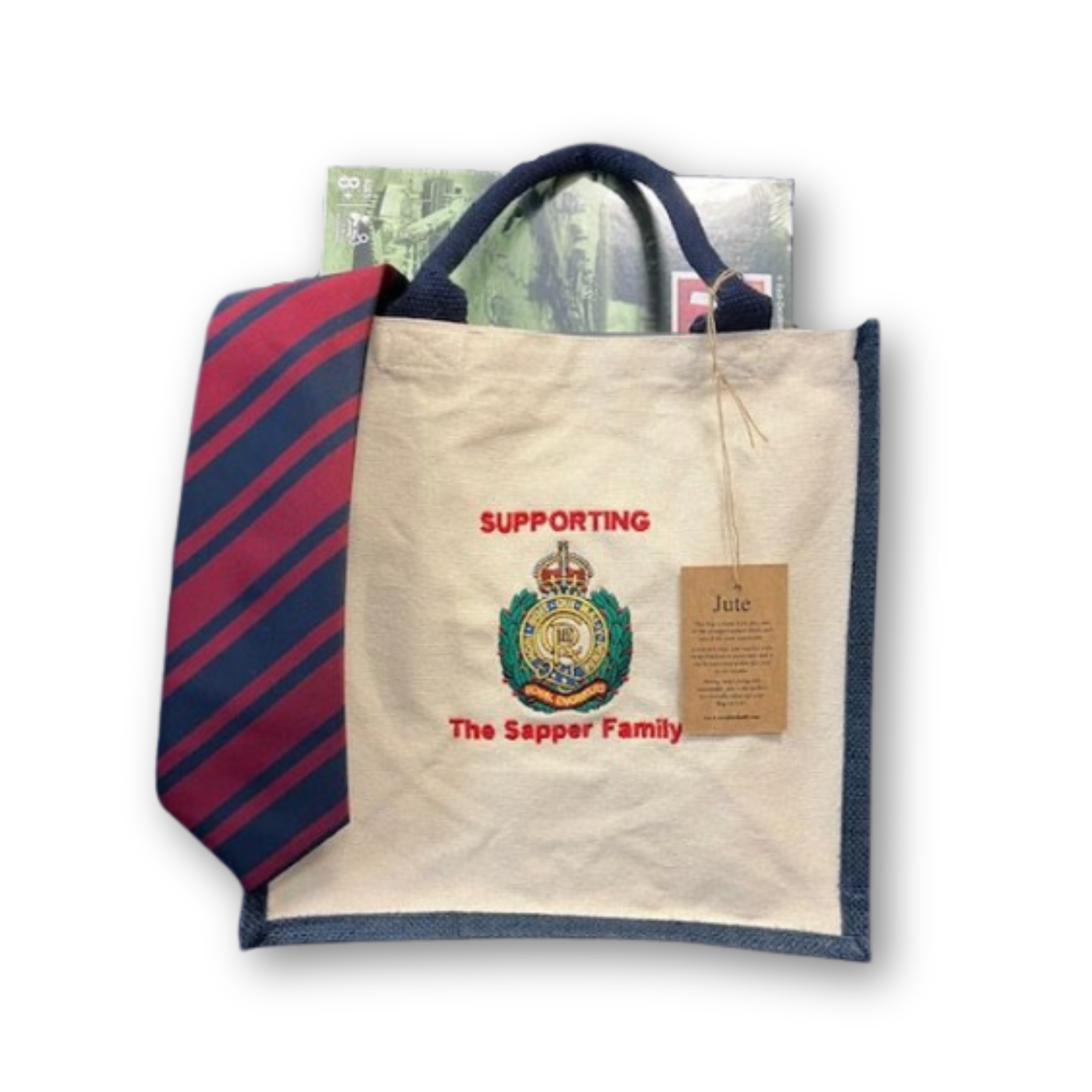 Sapper Family jute canvas tote bag | The Sapper Shop