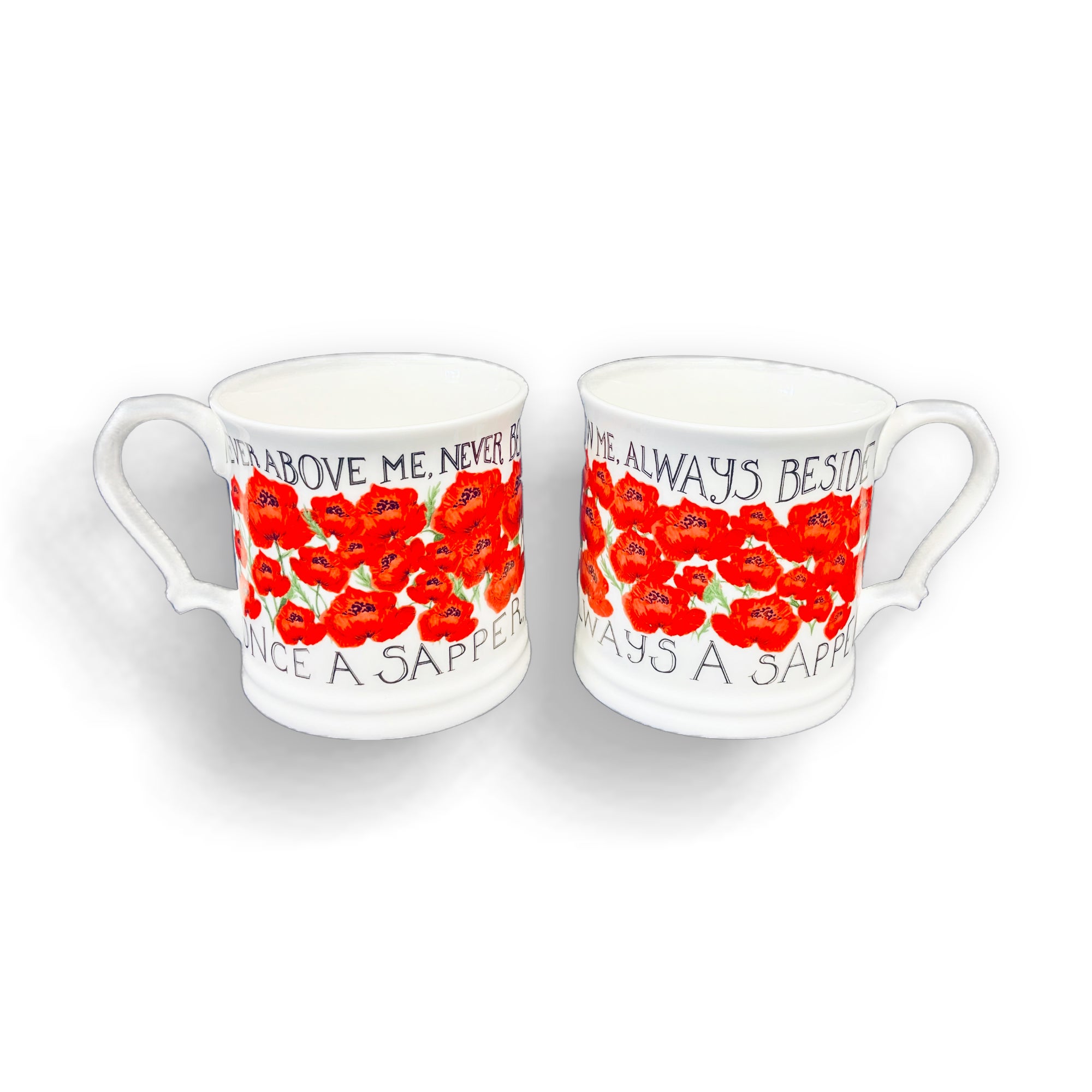 Sappers 'Always Beside Me' Remembrance Bone China Mug | The Sapper Shop