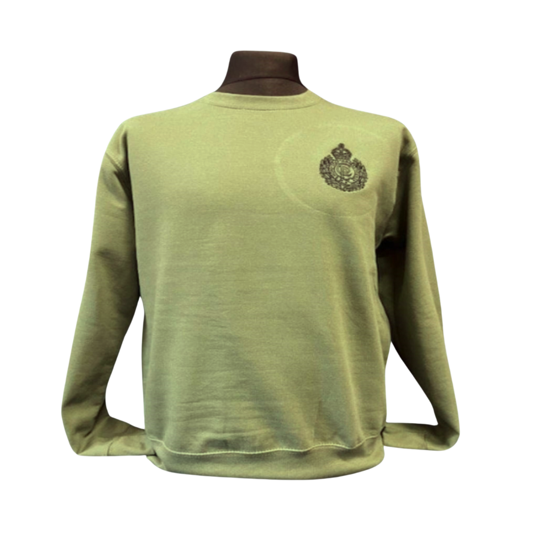 Olive green sweatshirt online